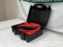 Unused 1 Ga 25' Heavy Duty Booster Cable c/w Carry Case