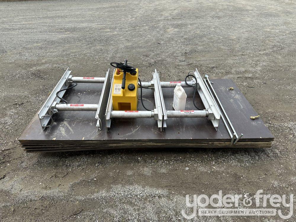 22"-36" Trench Shore Jacks c/w Finn Form