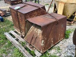 Square Metal Boxes (2 of)
