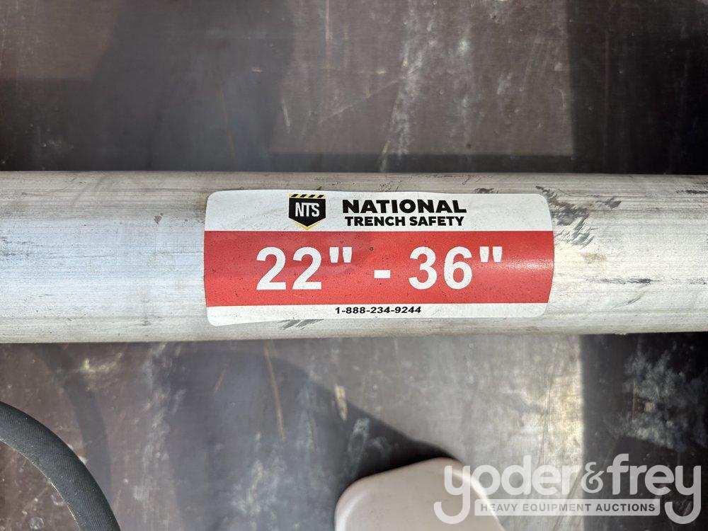 22"-36" Trench Shore Jacks c/w Finn Form