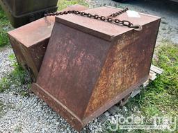 Square Metal Boxes (2 of)