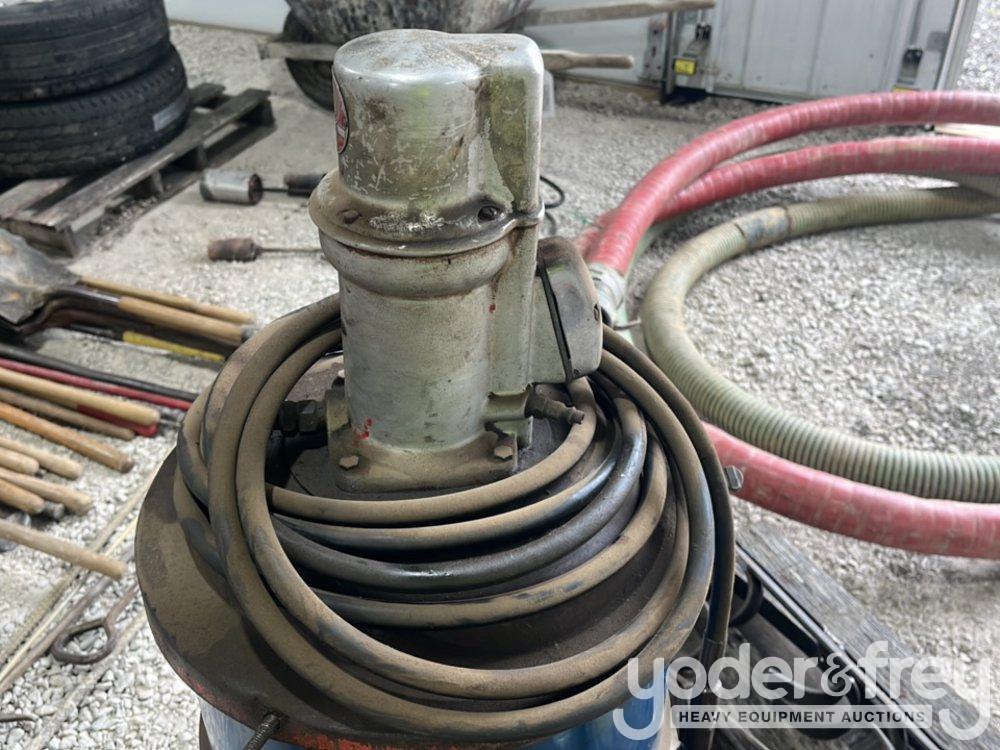 Oil Drum, c/w Dolly, Buckets (Pallet of)