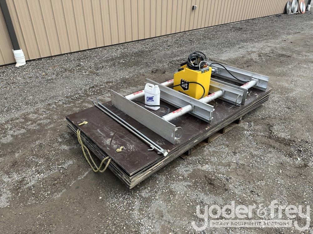 22"-36" Trench Shore Jacks c/w Finn Form