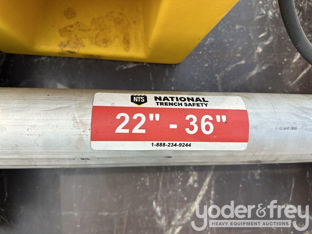 22"-36" Trench Shore Jacks c/w Finn Form