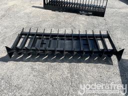 Unused 70" Root Rake to suit Skidsteer
