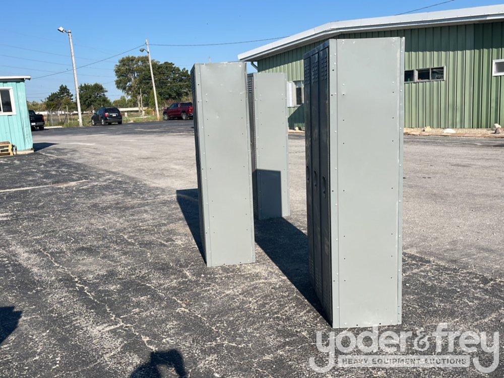 72 x 36 Metal Locker Trio Sets (3 of)