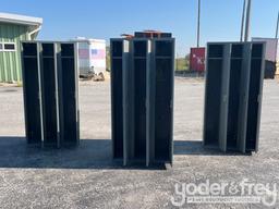 72 x 36 Metal Locker Trio Sets (3 of)