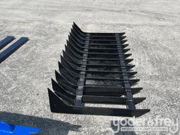 Unused 70" Root Rake to suit Skidsteer