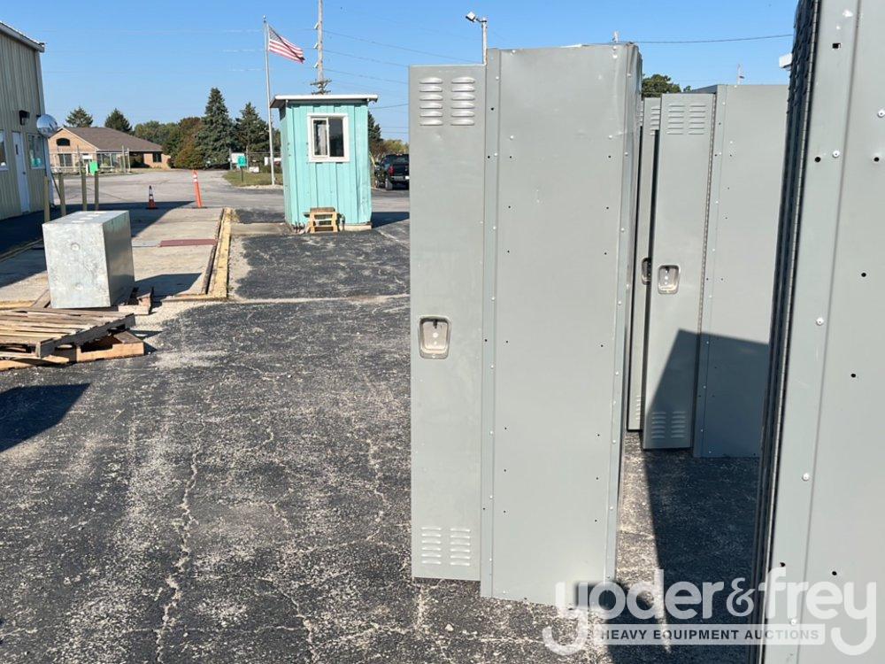 72 x 36 Metal Locker Trio Sets (3 of)