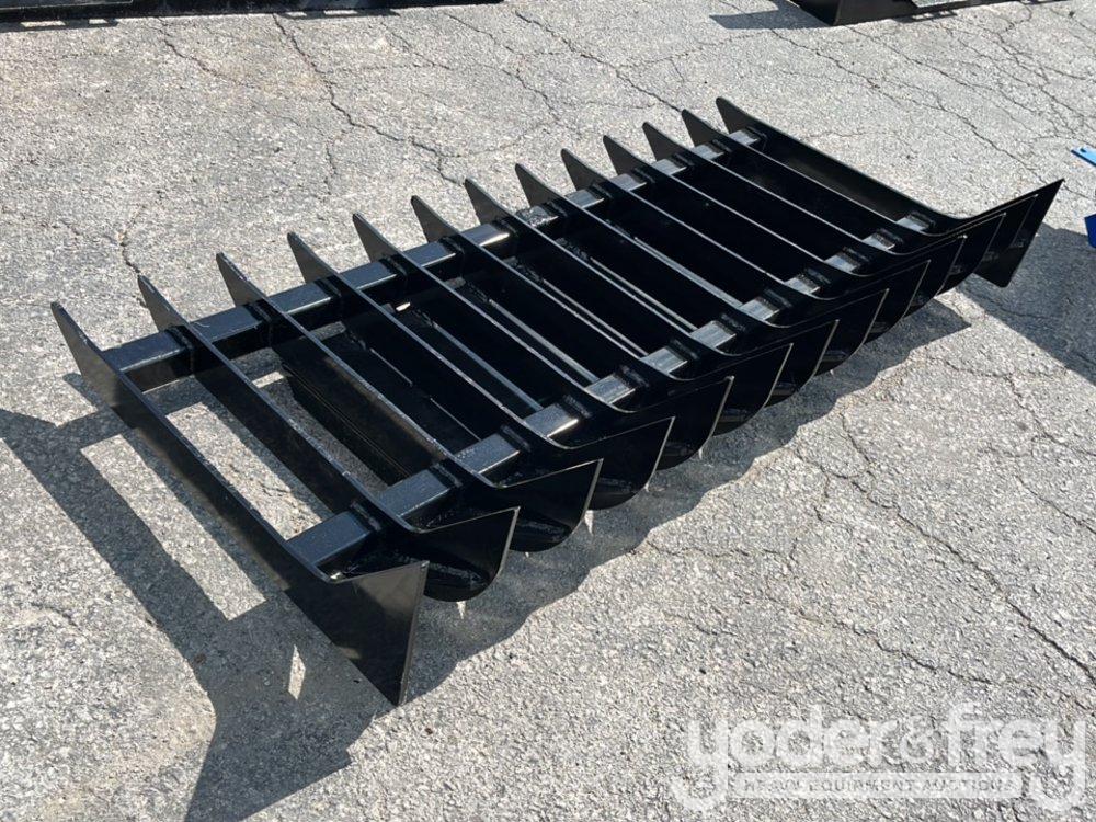 Unused 70" Root Rake to suit Skidsteer