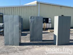 72 x 36 Metal Locker Trio Sets (3 of)