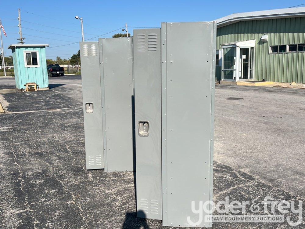 72 x 36 Metal Locker Trio Sets (3 of)