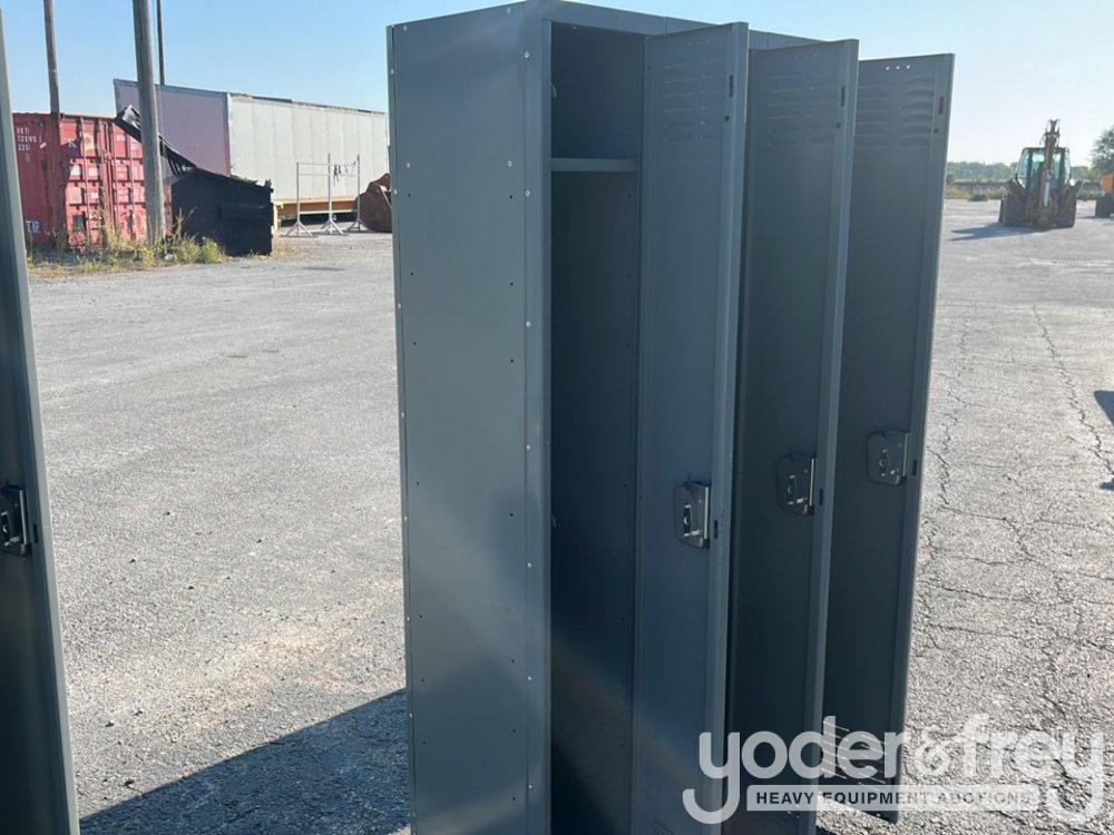 72 x 36 Metal Locker Trio Sets (3 of)
