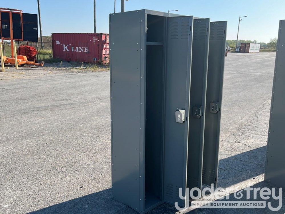 72 x 36 Metal Locker Trio Sets (3 of)