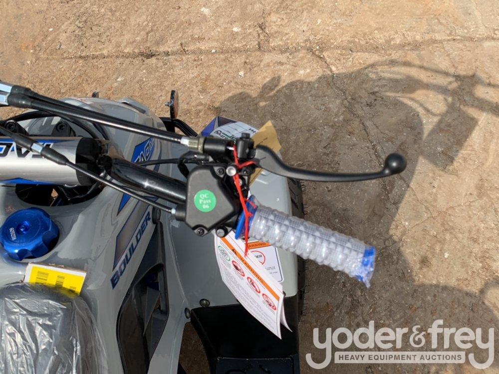 Unused 110 Cc Boulder 4 Stroke   Atv  W/ Elec Start , Remote Control Speed Limiter / Kill Switch