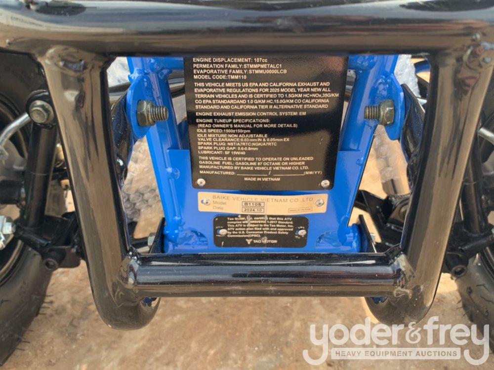 Unused 110 Cc Boulder 4 Stroke   Atv  W/ Elec Start , Remote Control Speed Limiter / Kill Switch