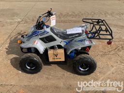 Unused 110 Cc Boulder 4 Stroke   Atv  W/ Elec Start , Remote Control Speed Limiter / Kill Switch