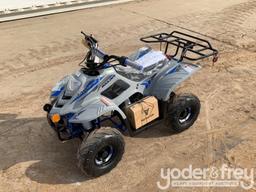 Unused 110 Cc Boulder 4 Stroke   Atv  W/ Elec Start , Remote Control Speed Limiter / Kill Switch
