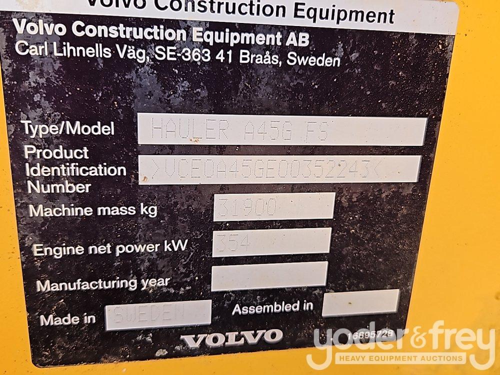 2019 Volvo A45GFS