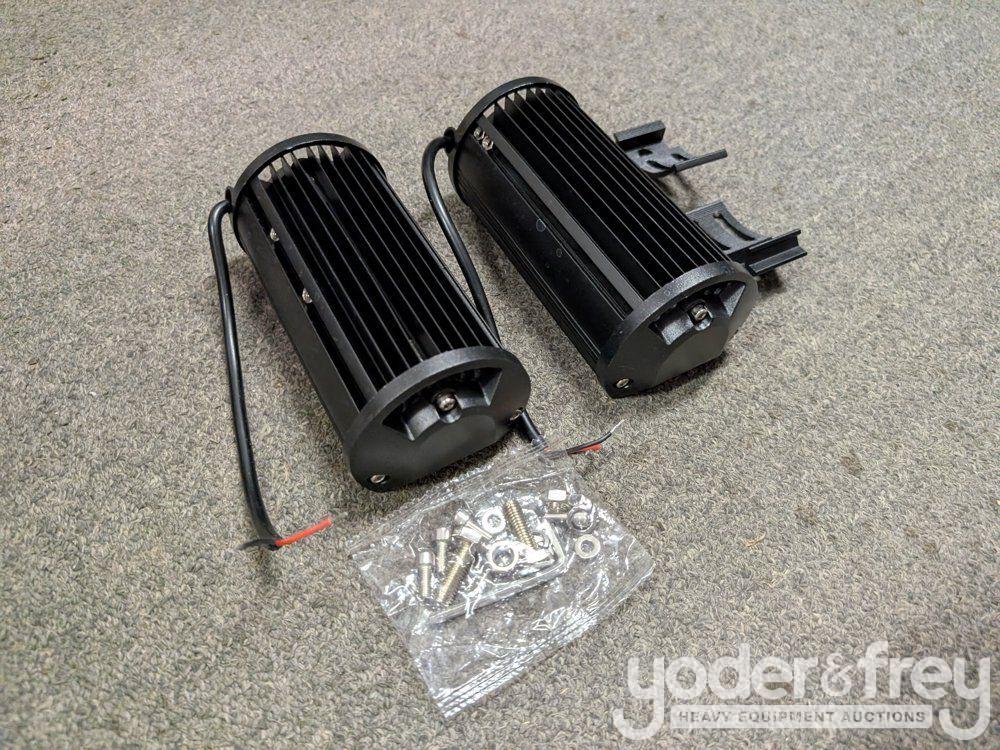 Unused 7" 60W LED Light Bar, Mounting Brackets, IP68 Waterproof (2 of)
