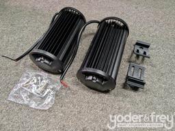 Unused 7" 60W LED Light Bar, Mounting Brackets, IP68 Waterproof (2 of)