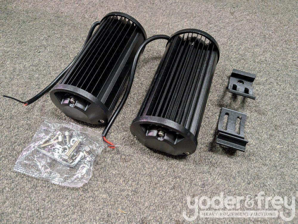 Unused 7" 60W LED Light Bar, Mounting Brackets, IP68 Waterproof (2 of)