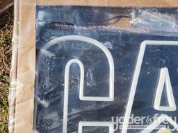 Unused Caterpillar Neon Sign