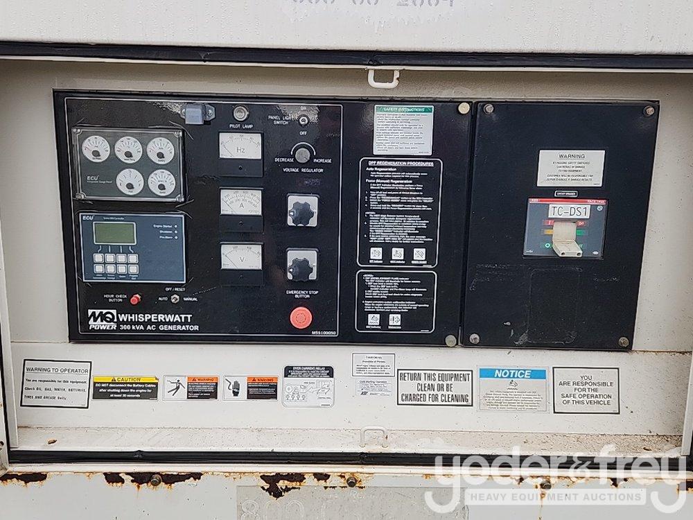 2016 Multiquip DCA300 300KvA Generato, John Deere Engine