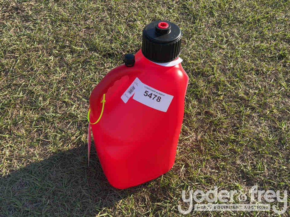5 Gal Liquid Utility Jug- Red