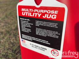 5 Gal Liquid Utility Jug- Red