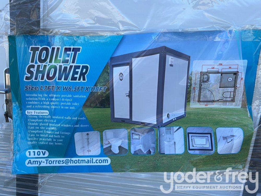Unused 2025 Portable Toilets, Shower, 110V