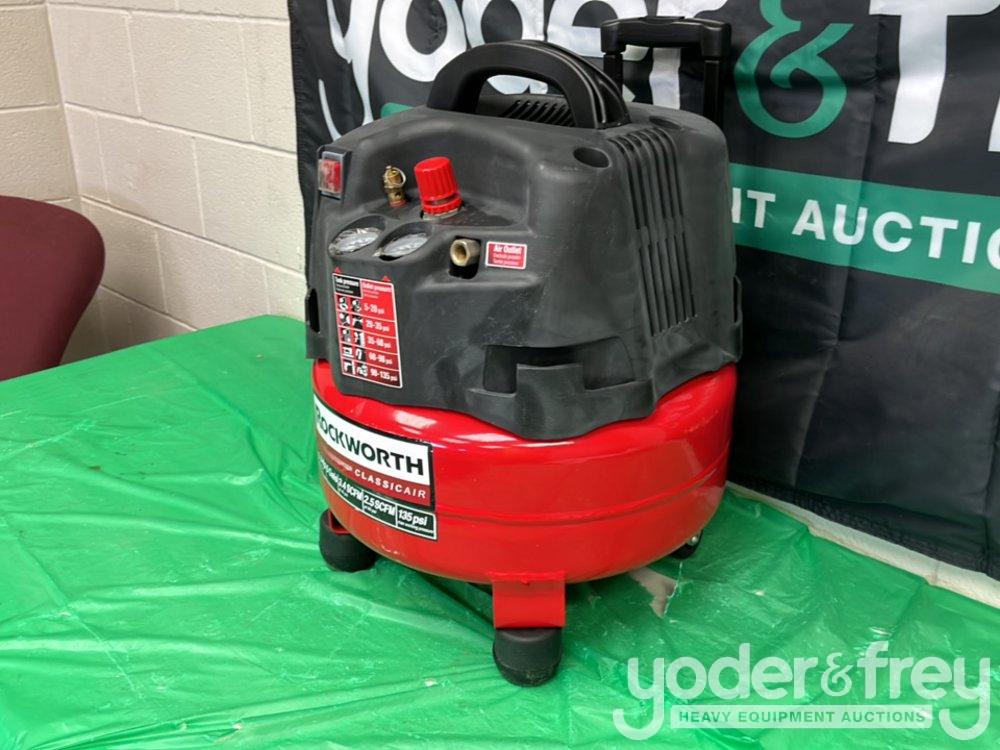 Unused Rockworth Air Compressor, 6 Gallon, Portable
