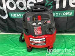 Unused Rockworth Air Compressor, 6 Gallon, Portable