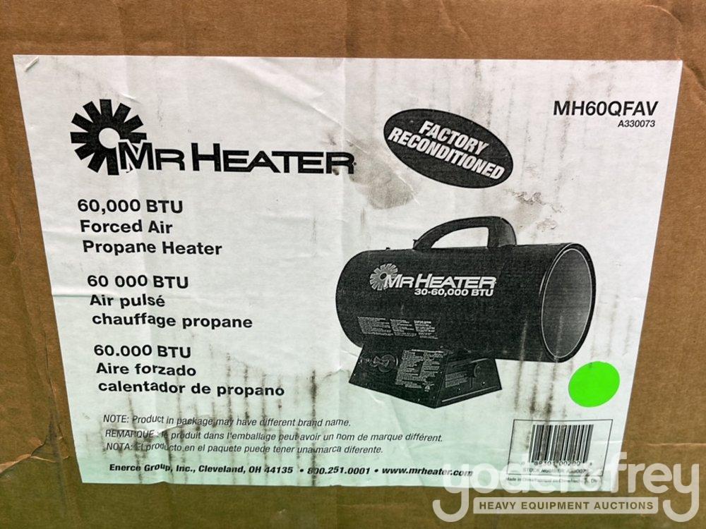 Unused Mr. Heater Heater, 60,000 BTU, Forced Air