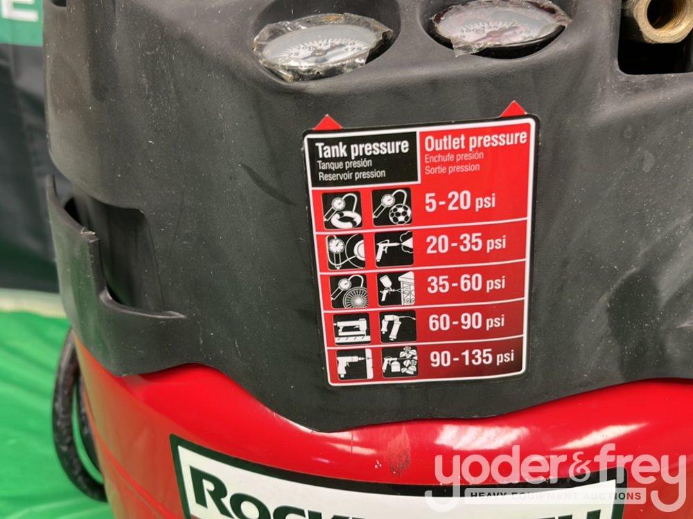 Unused Rockworth Air Compressor, 6 Gallon, Portable