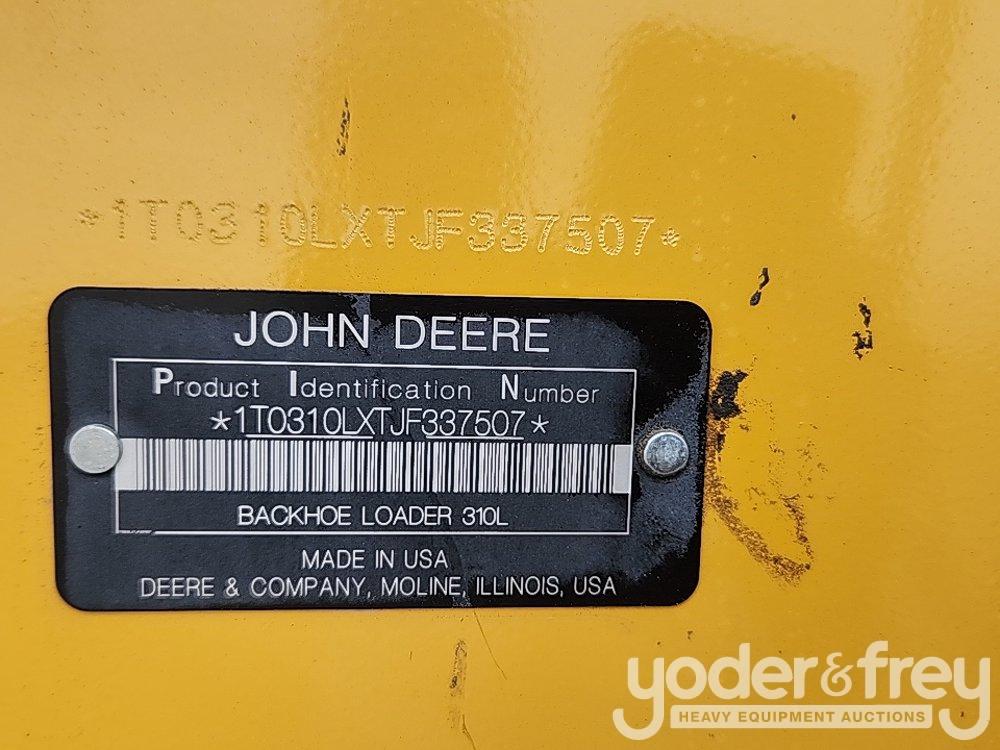 2019 John Deere 310L