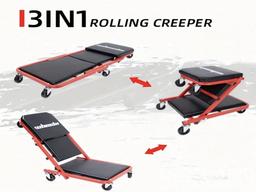 Unused 150kg Adjustable Folding Mechanics Creeper