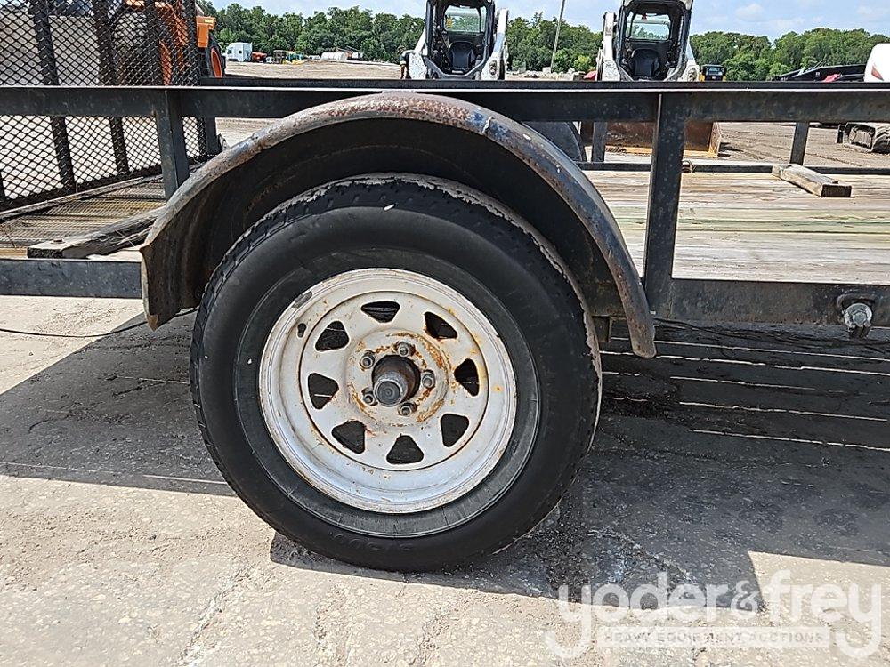 2001 Triple Crown 6'4" x 10' Utility Trailer, Single 3500lb Axle