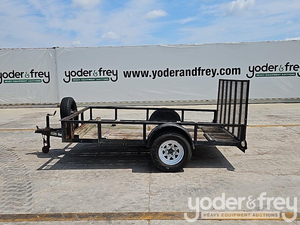 2001 Triple Crown 6'4" x 10' Utility Trailer, Single 3500lb Axle