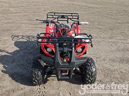 Unused 125 CC ATV (Red)
