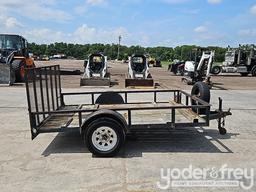 2001 Triple Crown 6'4" x 10' Utility Trailer, Single 3500lb Axle