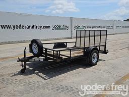 2001 Triple Crown 6'4" x 10' Utility Trailer, Single 3500lb Axle