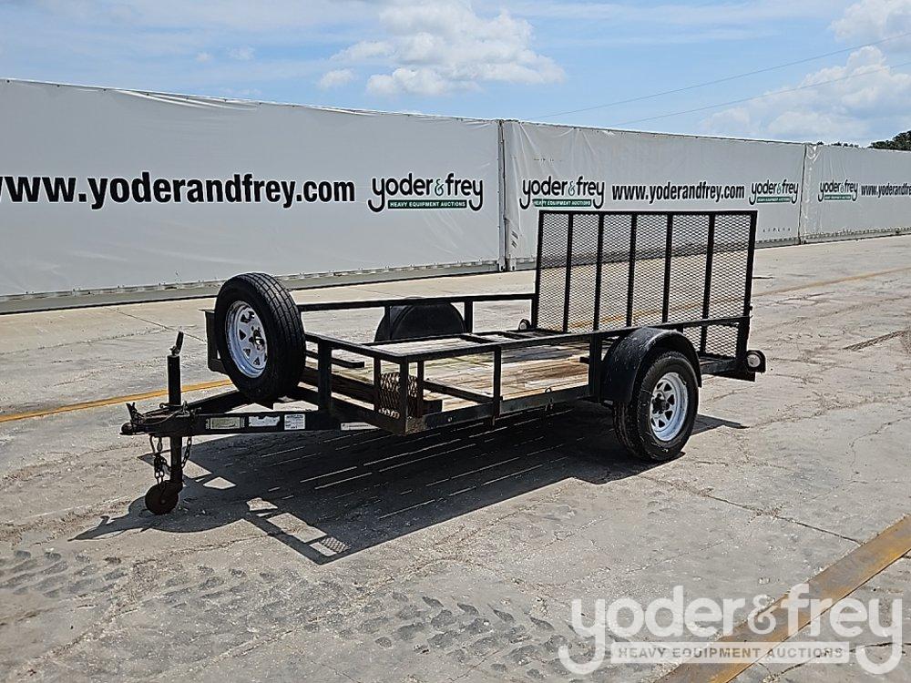 2001 Triple Crown 6'4" x 10' Utility Trailer, Single 3500lb Axle