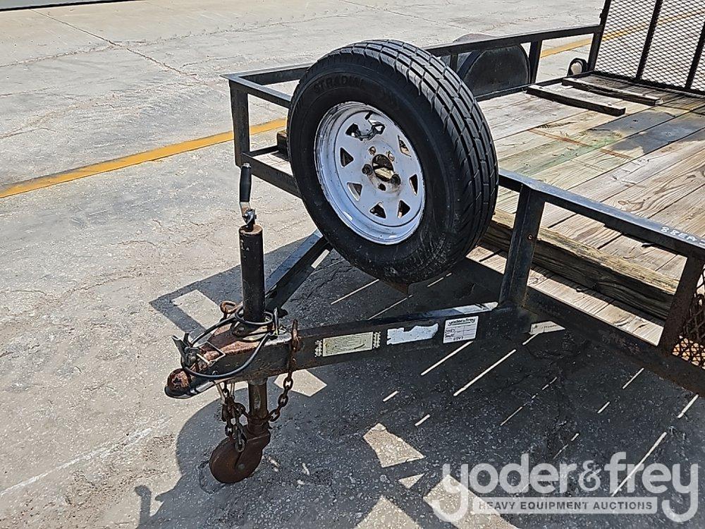 2001 Triple Crown 6'4" x 10' Utility Trailer, Single 3500lb Axle