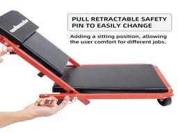 Unused 150kg Adjustable Folding Mechanics Creeper
