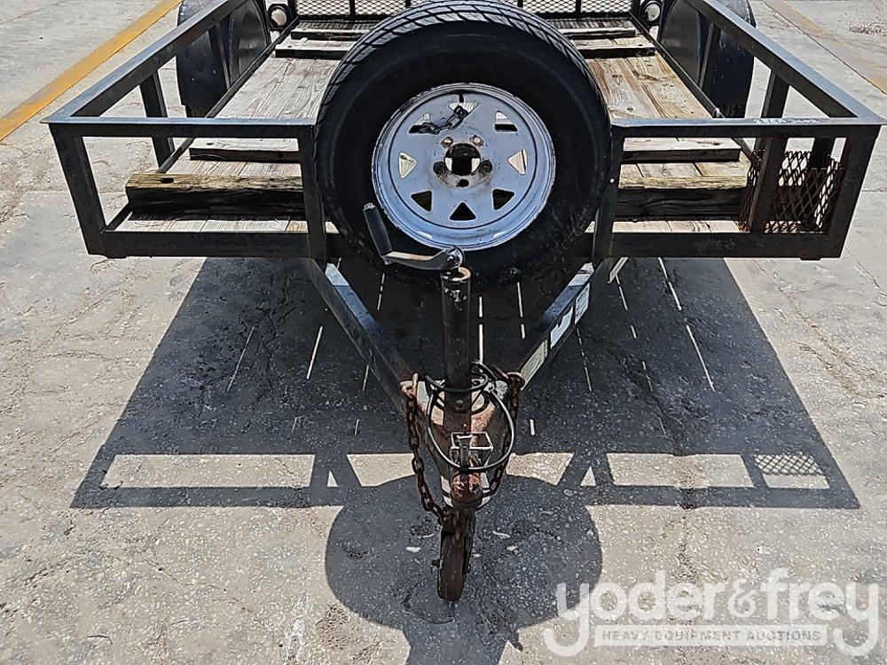 2001 Triple Crown 6'4" x 10' Utility Trailer, Single 3500lb Axle