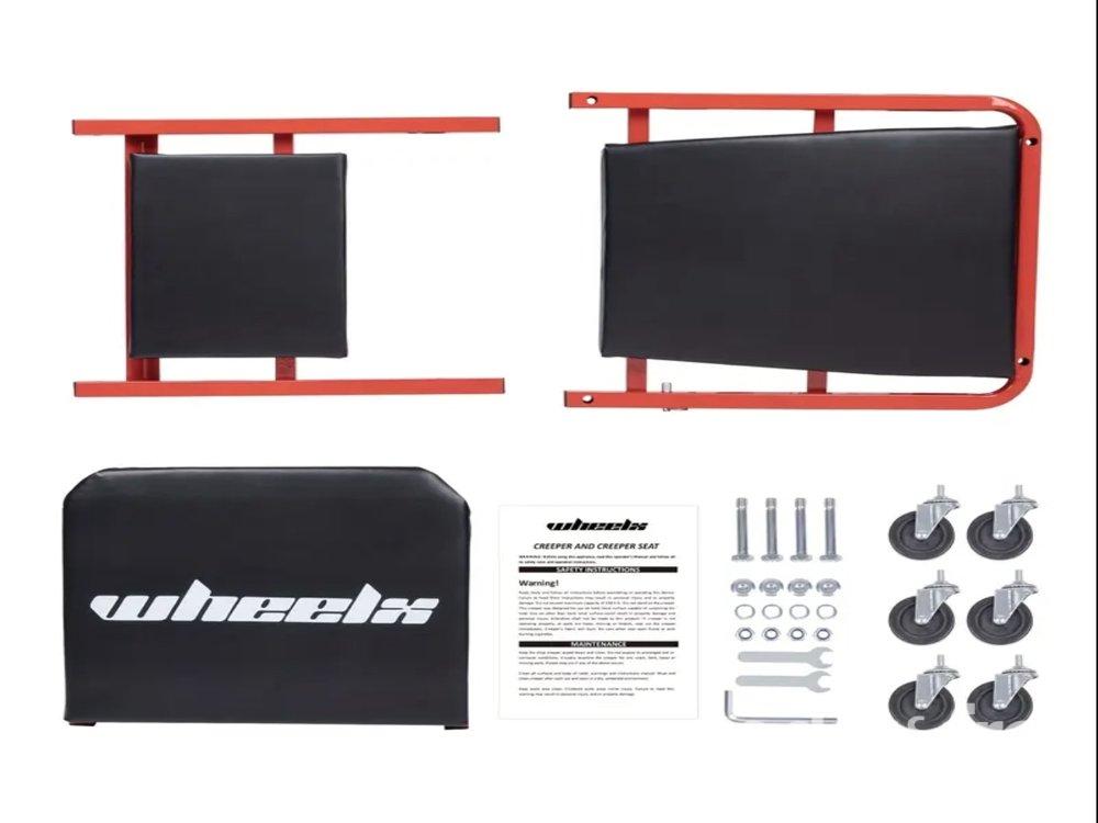 Unused 150kg Adjustable Folding Mechanics Creeper
