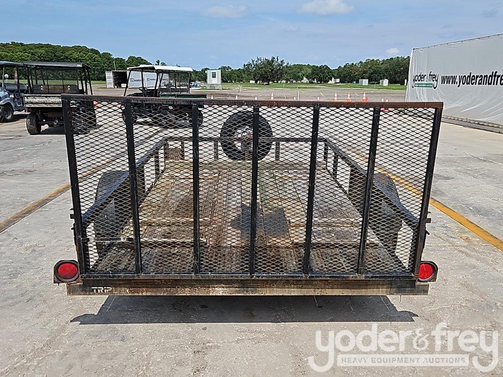 2001 Triple Crown 6'4" x 10' Utility Trailer, Single 3500lb Axle