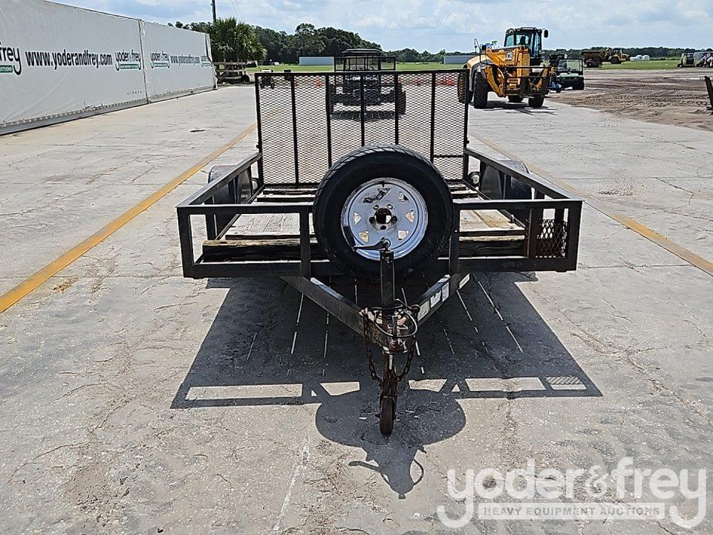 2001 Triple Crown 6'4" x 10' Utility Trailer, Single 3500lb Axle