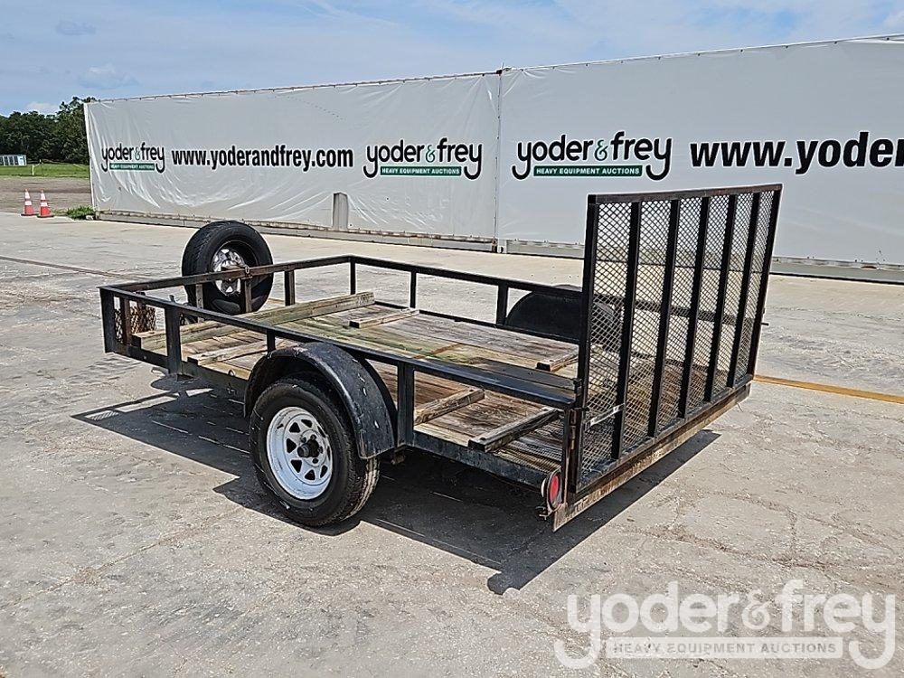 2001 Triple Crown 6'4" x 10' Utility Trailer, Single 3500lb Axle